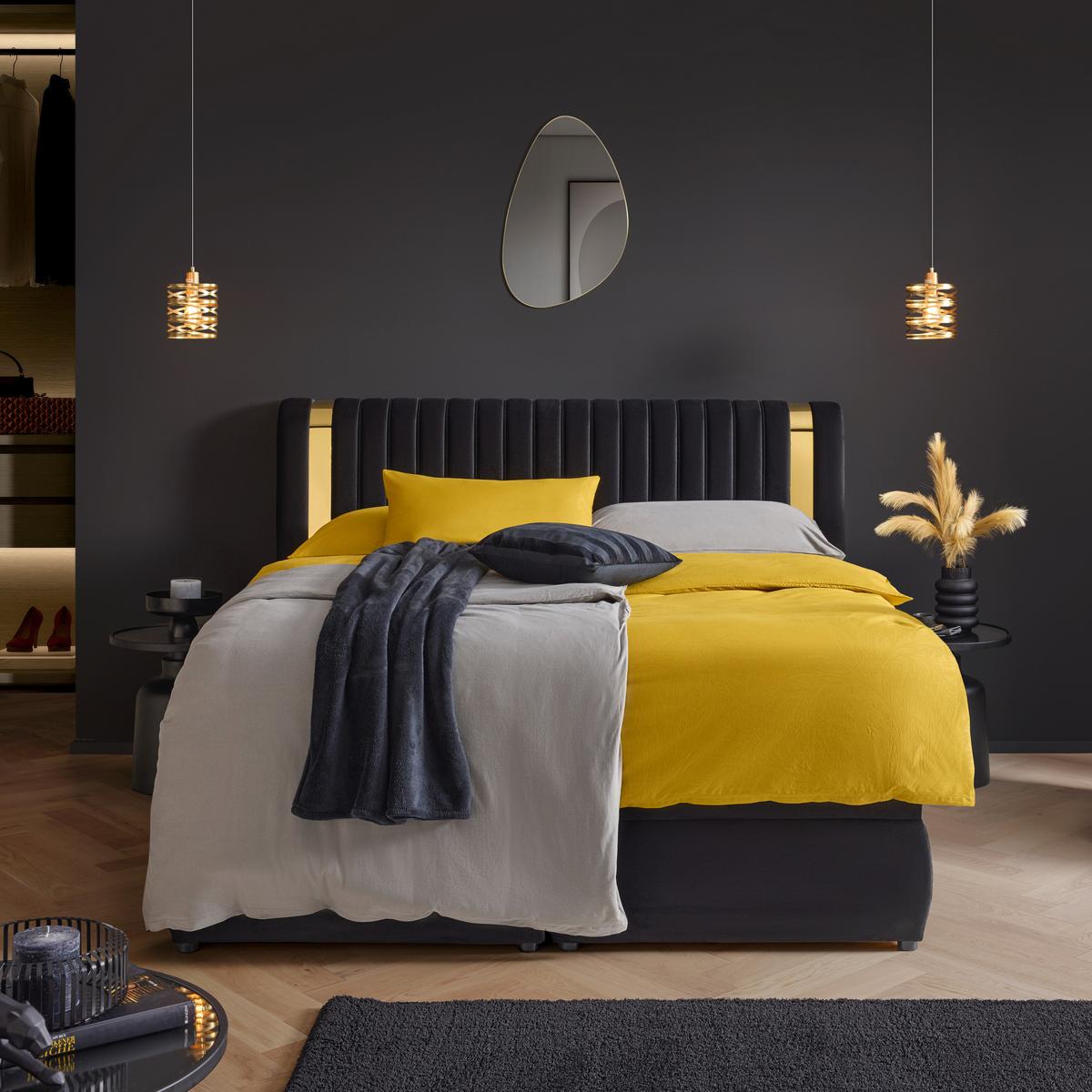 Mehka Odeja Kuschelix -Ext- -Akt- - črna, tekstil (140/200cm) - Modern Living