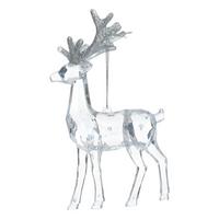 Ornament brad de Crăciun cca. 7,5x14,5 cm Kloi - transparent, Modern, plastic (7,5/4,8/14,5cm)