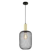 Függőlámpa Drato - fekete/aranyszínű, Modern, fém (20/120cm) - Mömax
