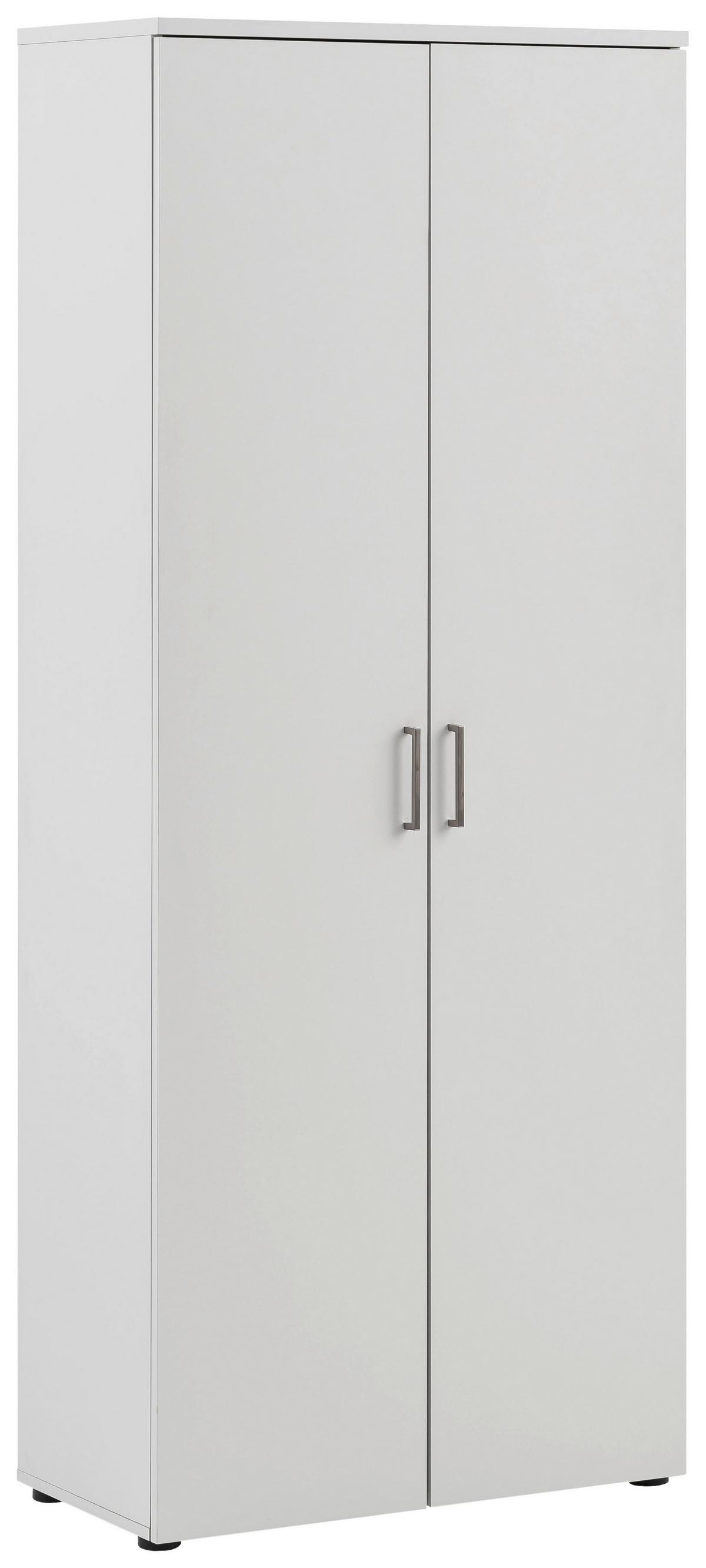 Aktenschrank Set H800T2 Hellgrau ca. 80,2x199,7x41cm - Hellgrau, MODERN, Holzwerkstoff (80,2/199,7/41cm) - MID.YOU