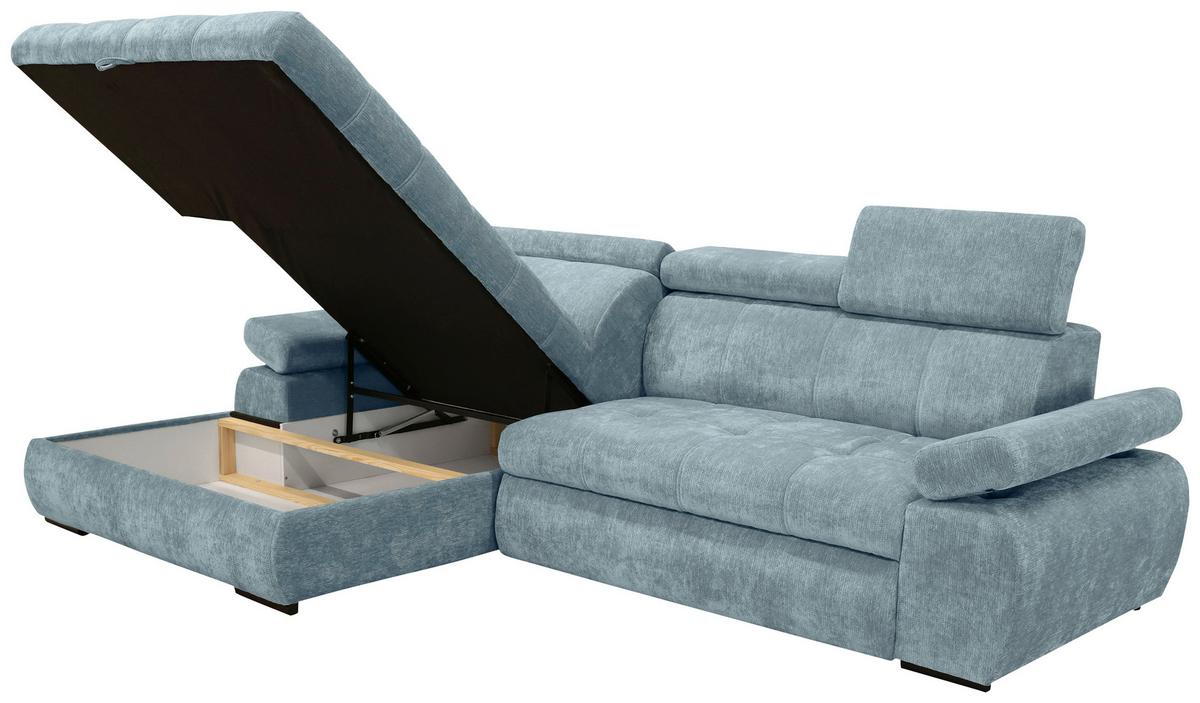 Kutna Garnitura Vegas - boje mente/crna, Design, drvo/tekstil (173/294cm) - Modern Living