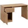 SKRIVBORD HUGO - ek Artisan/ekfärgad, Modern, trämaterial (120/60/75cm) - Mömax