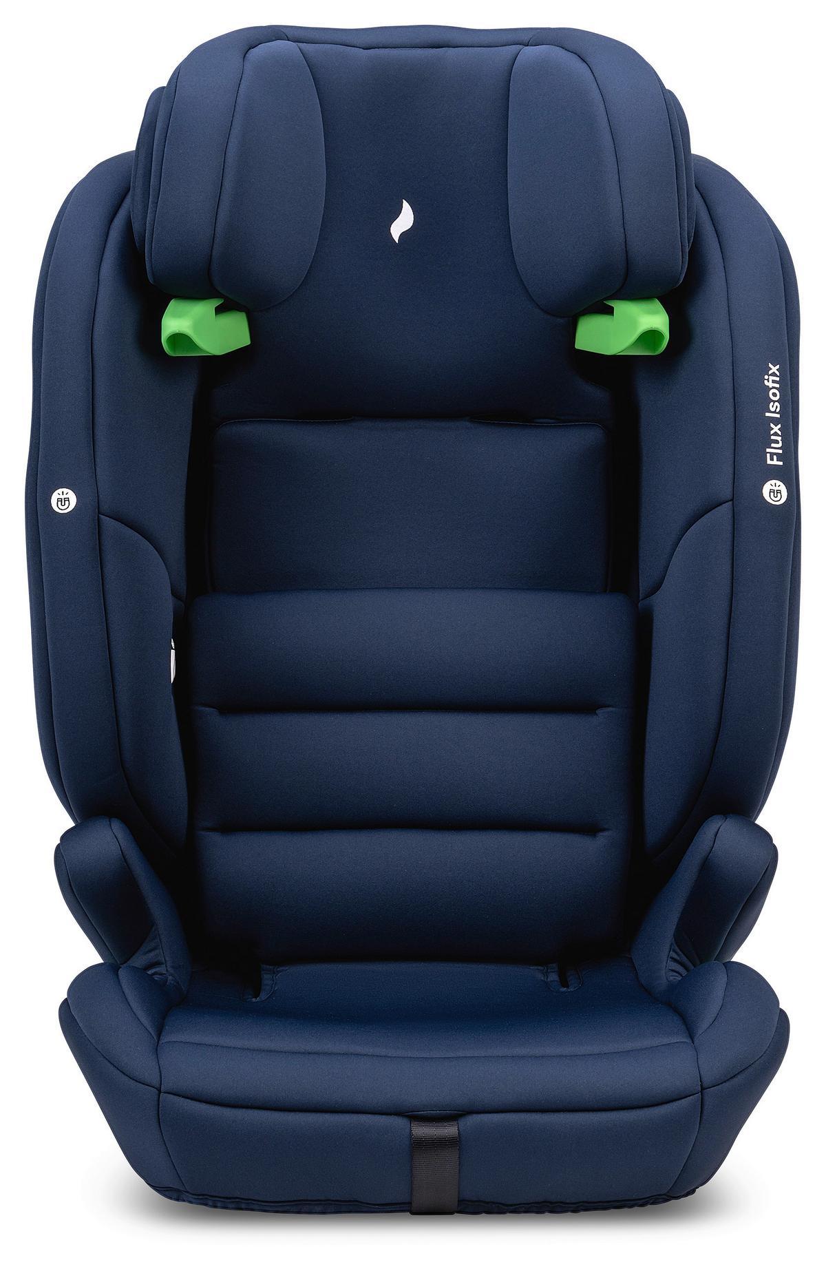 DZIECIĘCY FOTELIK SAMOCHODOWY FLUX ISOFIX - ciemnoniebieski/niebieski, Basics, tworzywo sztuczne/tkanina (44/61,5/47cm) - Osann