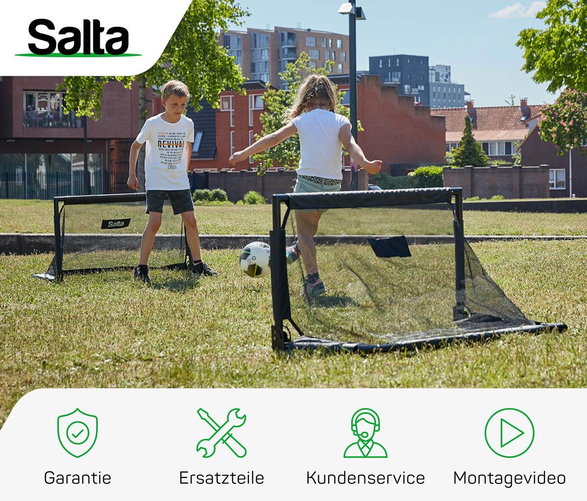 FUßBALLTOR SALTA CHALLENGE - Schwarz, KONVENTIONELL, Metall (100/60/60cm) - Salta