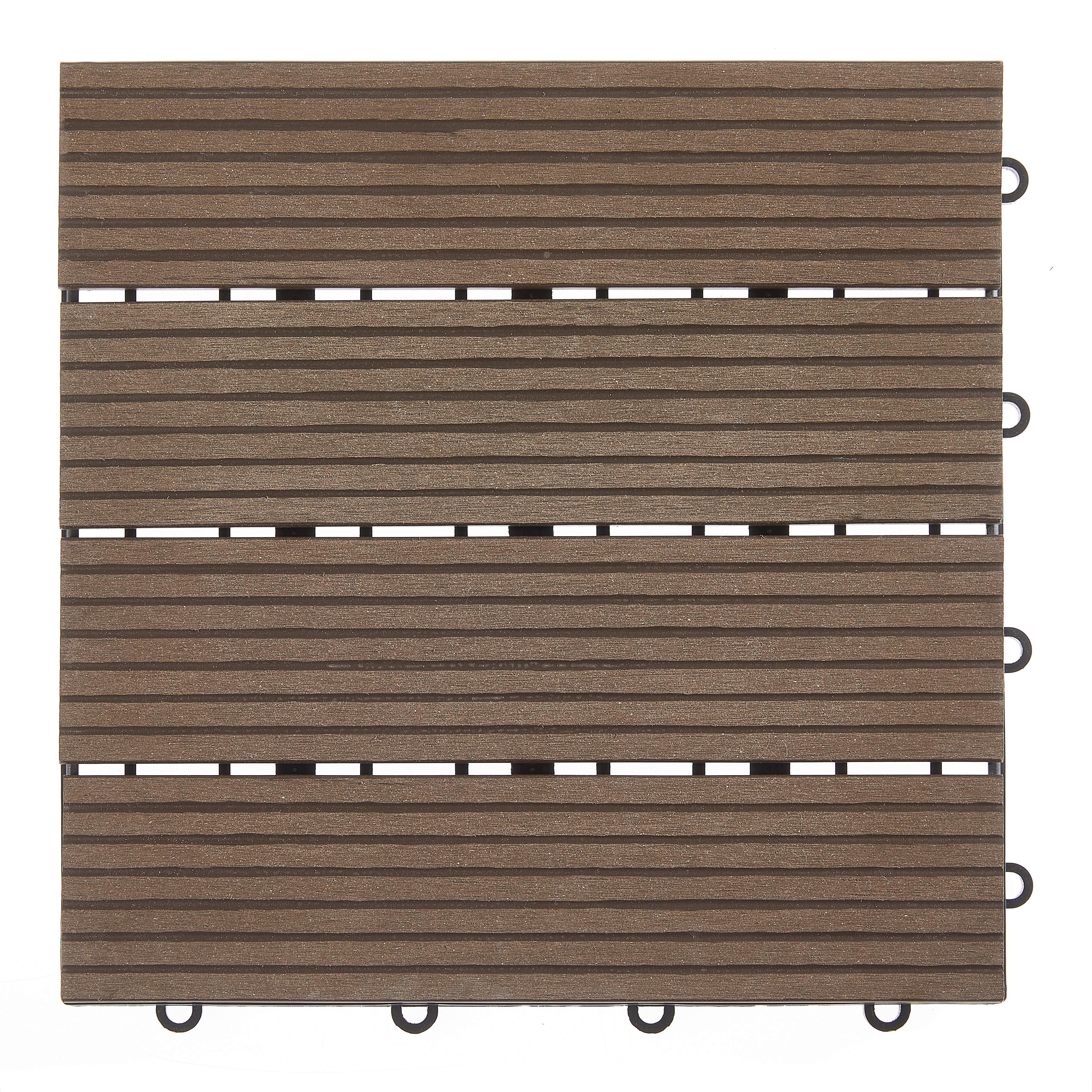 PŁYTKA TARASOWA WPC-FLIESE SOLID - Basics (30/30/2,4cm) - Ambia Garden