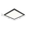 LED-TAKLAMPA JUO -TOP- - vit/svart, Modern, metall/plast (30/30/5,5cm) - Mömax