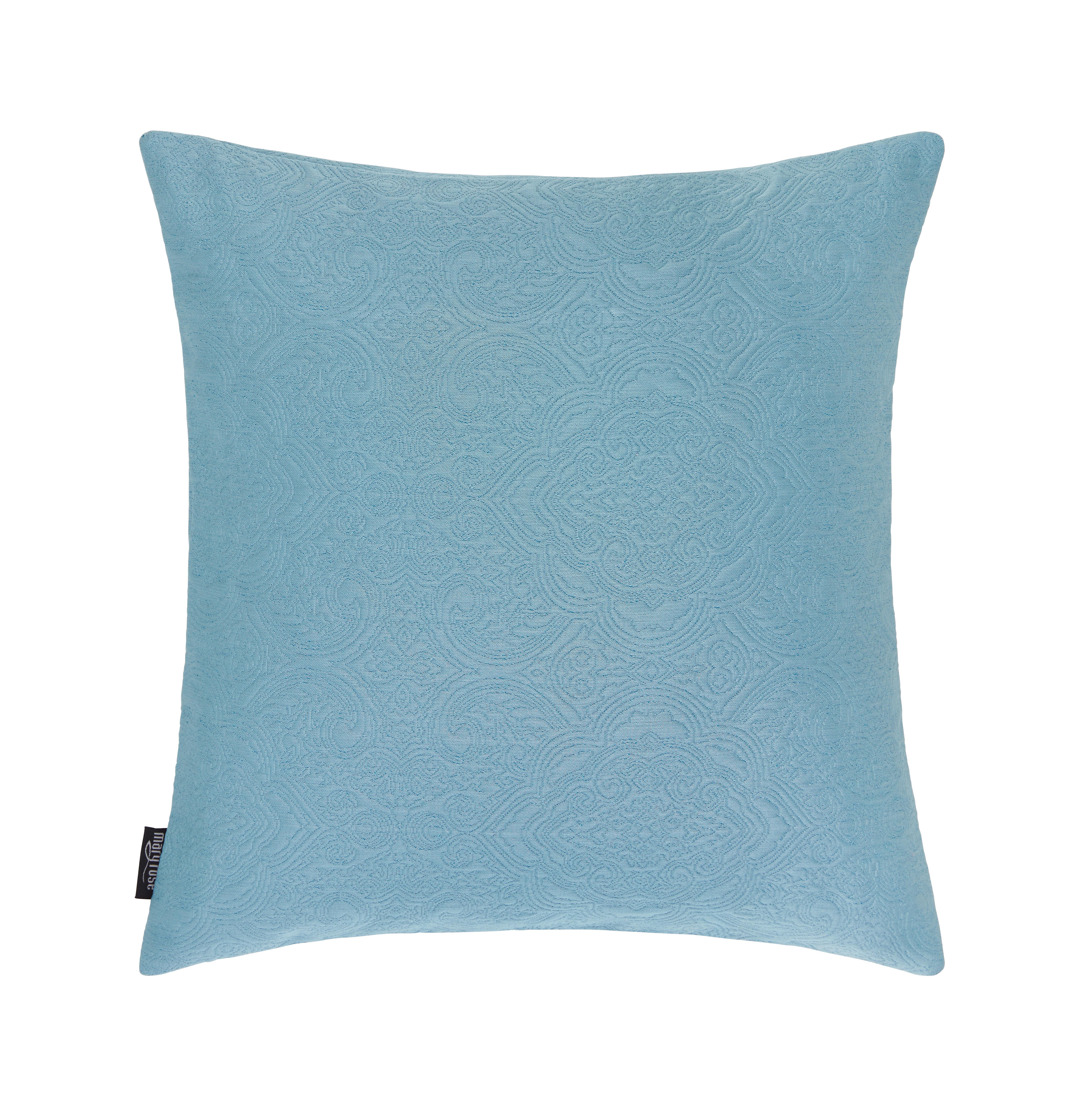 Zierkissen Bella in Petrol ca. 48x48cm - Petrol, MODERN, Textil (48/48cm) - Mary's
