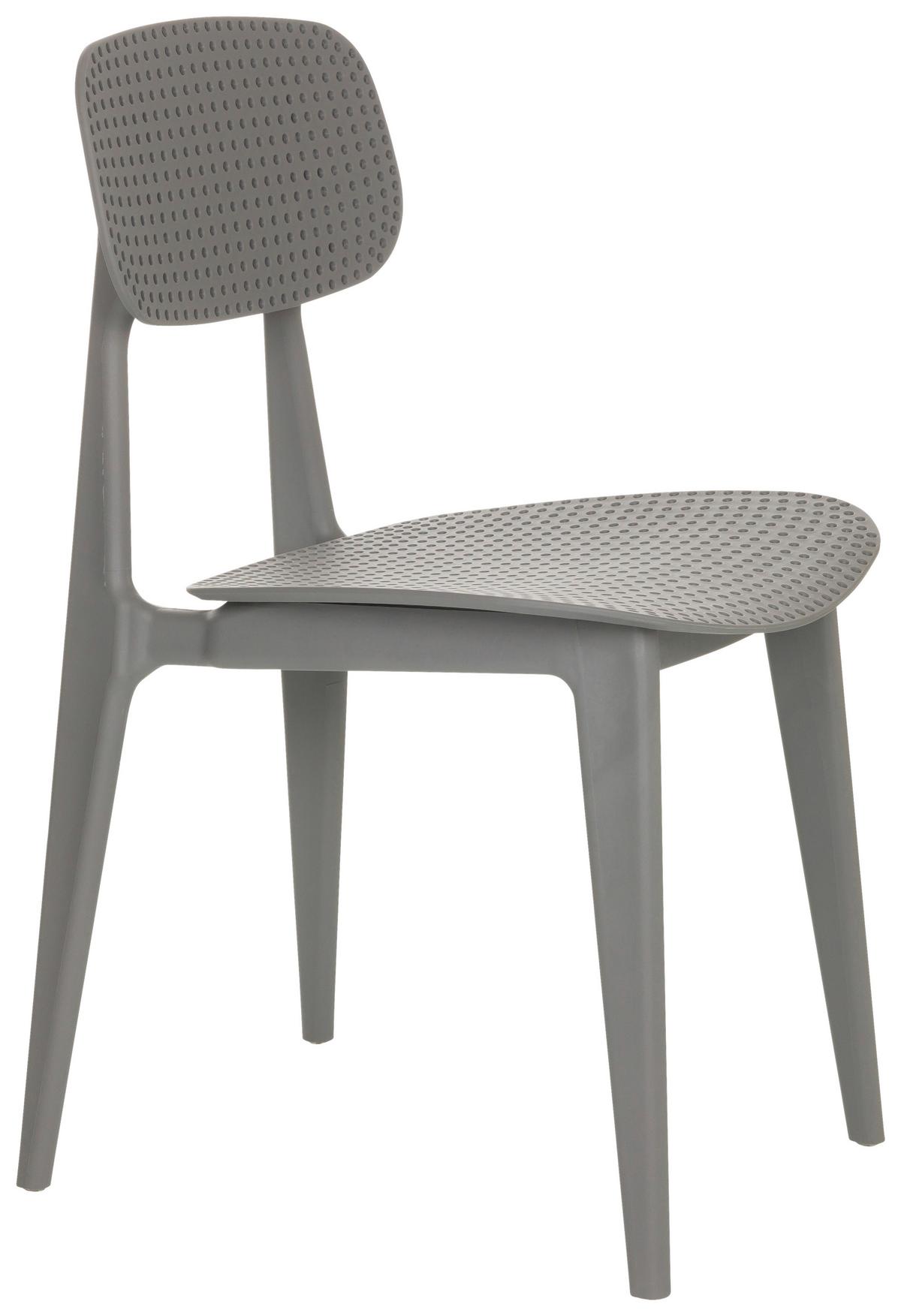 Vrtni Stol Artifo Hol, Siva - siva, Basics, umetna masa (42/79/51cm) - MID.YOU