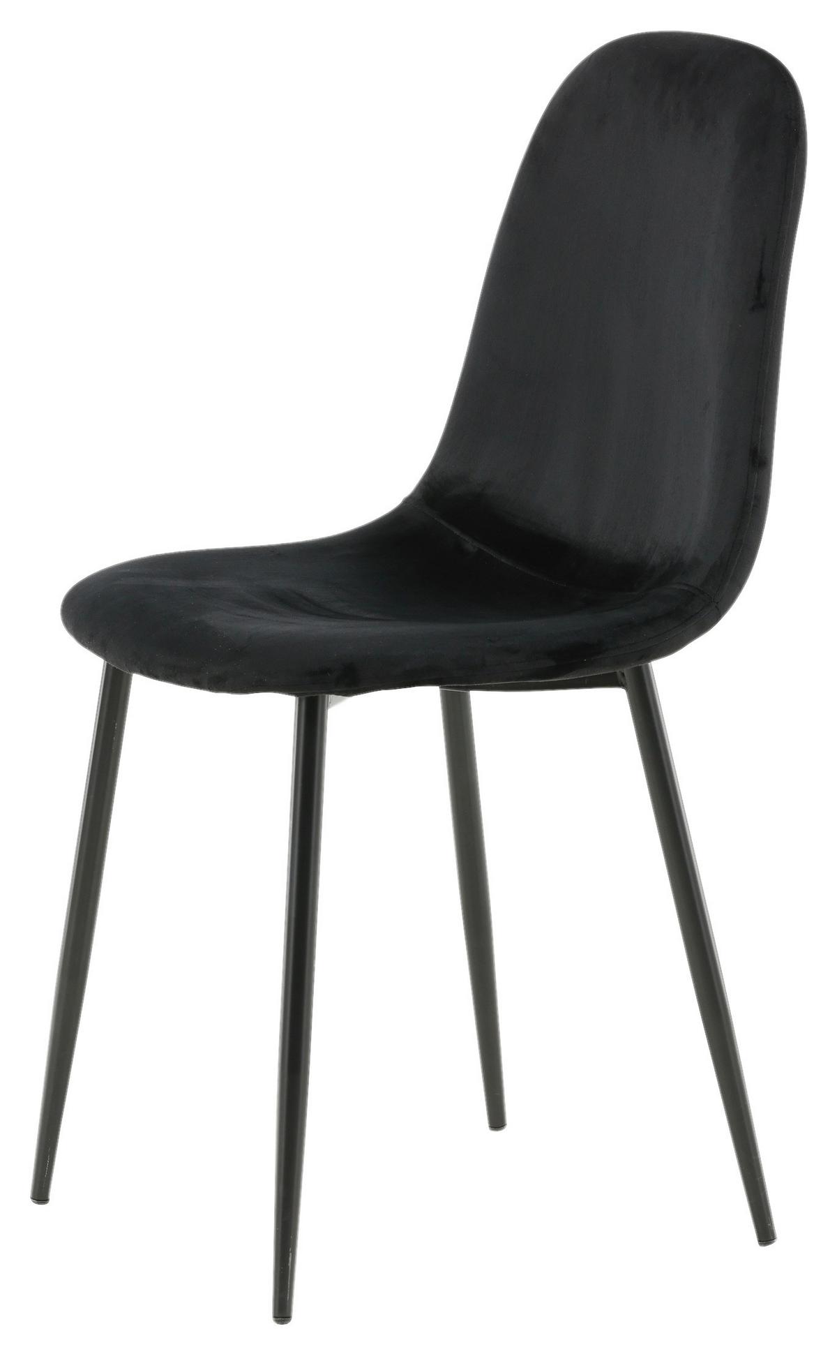 STUHL-SET POLAR - Schwarz, Design, Kunststoff/Textil (44/88/53cm) - Livetastic