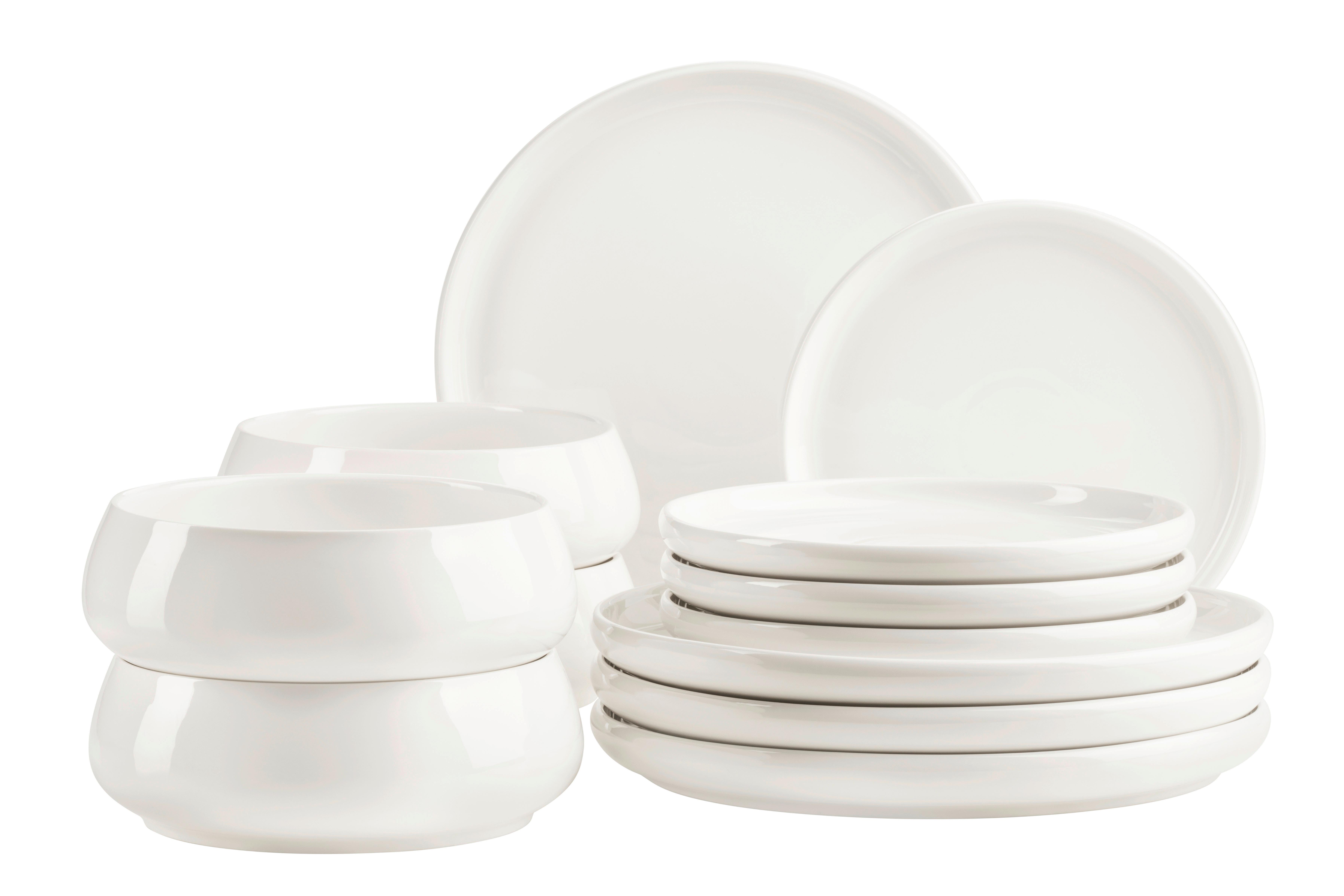 TAFELSERVICE 934163 TAFELSERVICE TAYA - Weiss, Basics, Keramik - Mäser