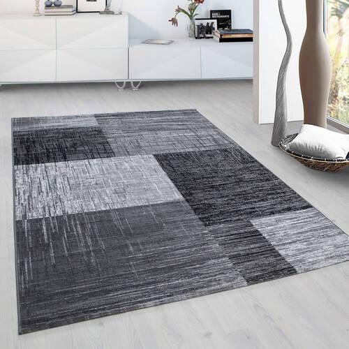 Tkana Preproga Plus, Črna, 140x200cm - črna, Basics, tekstil (140/200cm) - Novel