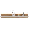 Wandboard in Weiß/Eichefarben - Eichefarben/Weiß, KONVENTIONELL, Holzwerkstoff (138/22/22cm) - MODERN LIVING