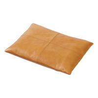 Bankauflage Lederkissen - Braun, Design, Leder (45/3/35cm) - MID.YOU