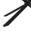 MATBORD LIVAN - vit/svart, Modern, metall/sten (180/90/76cm) - Bessagi Home