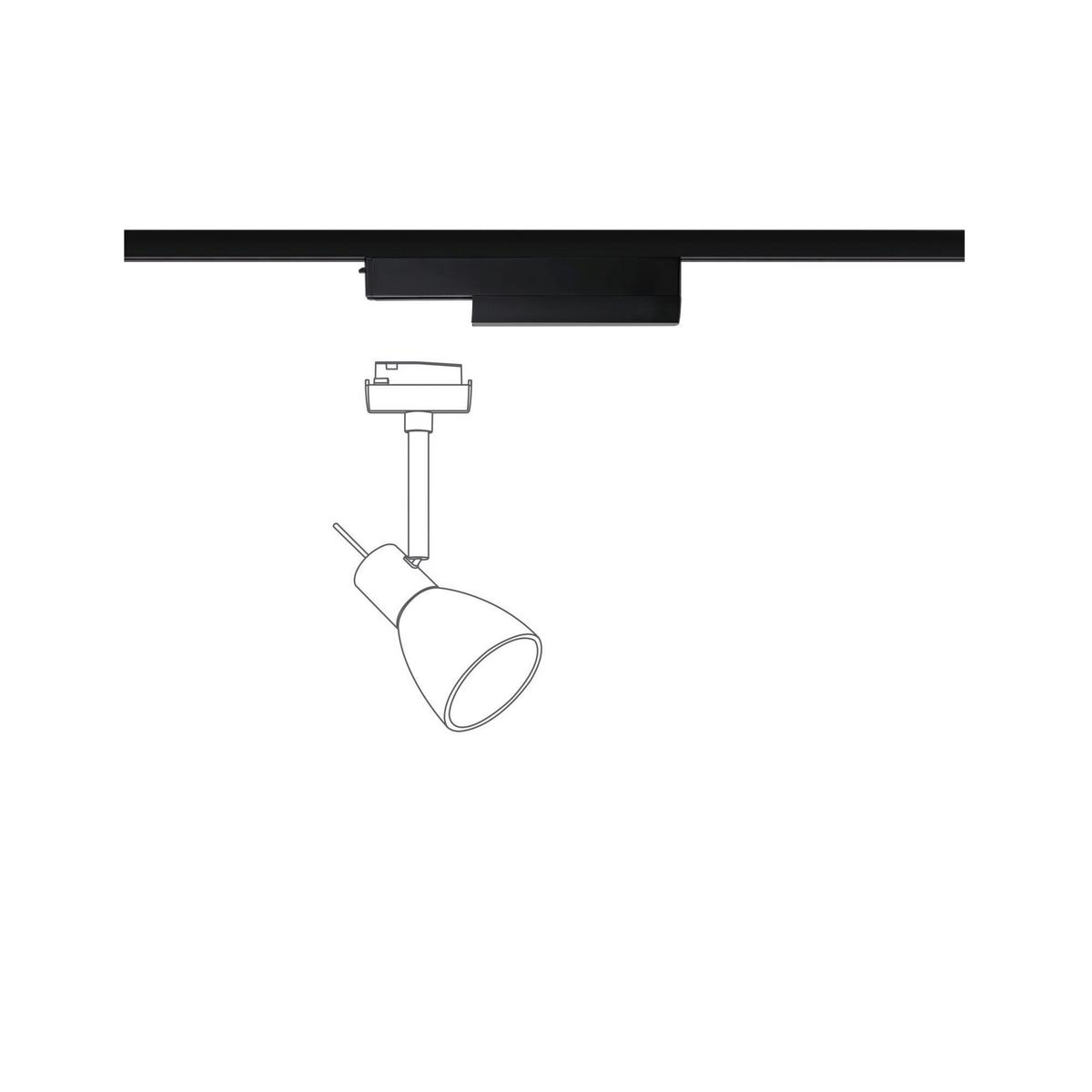 Netzadapter Spot max. 50 Watt - Schwarz, Basics, Kunststoff (16,6/5,0cm) - Paulmann