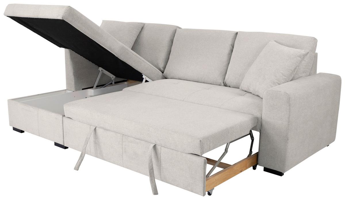 Kutna Garnitura Lukas - krem, Trend, tekstil (158/239cm) - Modern Living