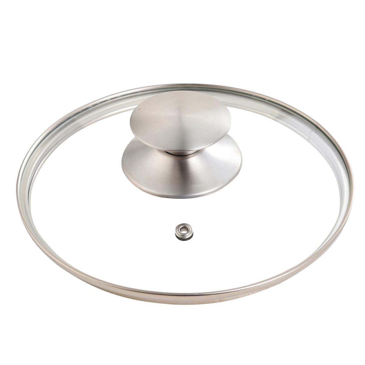 Serpenyőkészlet Optimum Plus - rézszínű/áttetsző, Modern, Üveg/fém (18/22/26cm)