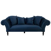 Trosed Cupido, Temno Modra - črna/temno modra, Design, tekstil/les (242/91/104cm) - MID.YOU