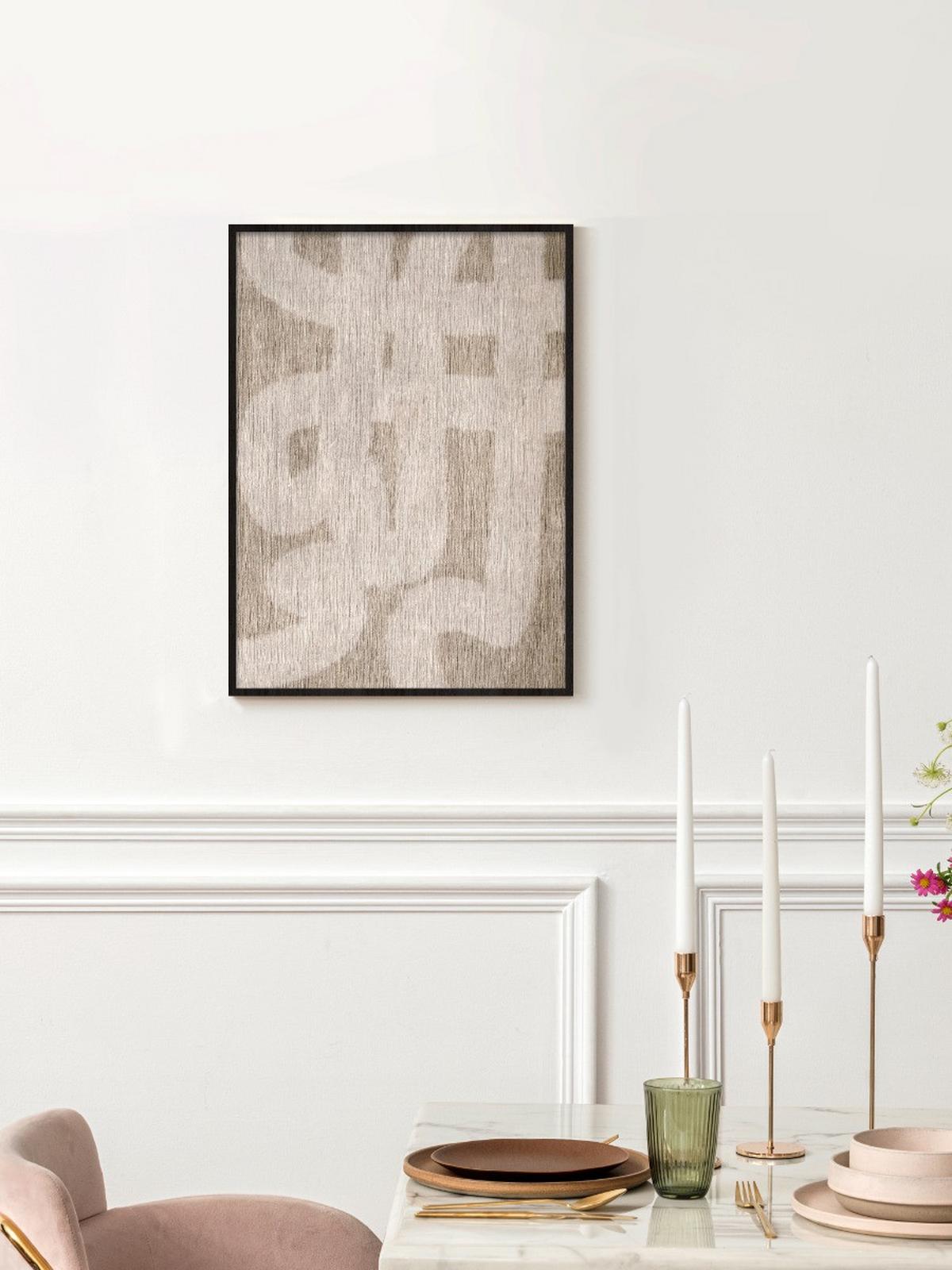 BILD SCA-ART-CRAFTS-063-30X40-FRX - Beige/Schwarz, Basics, Holz/Kunststoff (30/40/10cm)