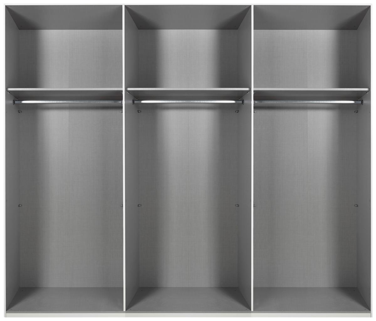 DULAP USI ROTATIVE ANDORRA - alb, Modern, material pe bază de lemn (300/216/58cm) - Modern Living