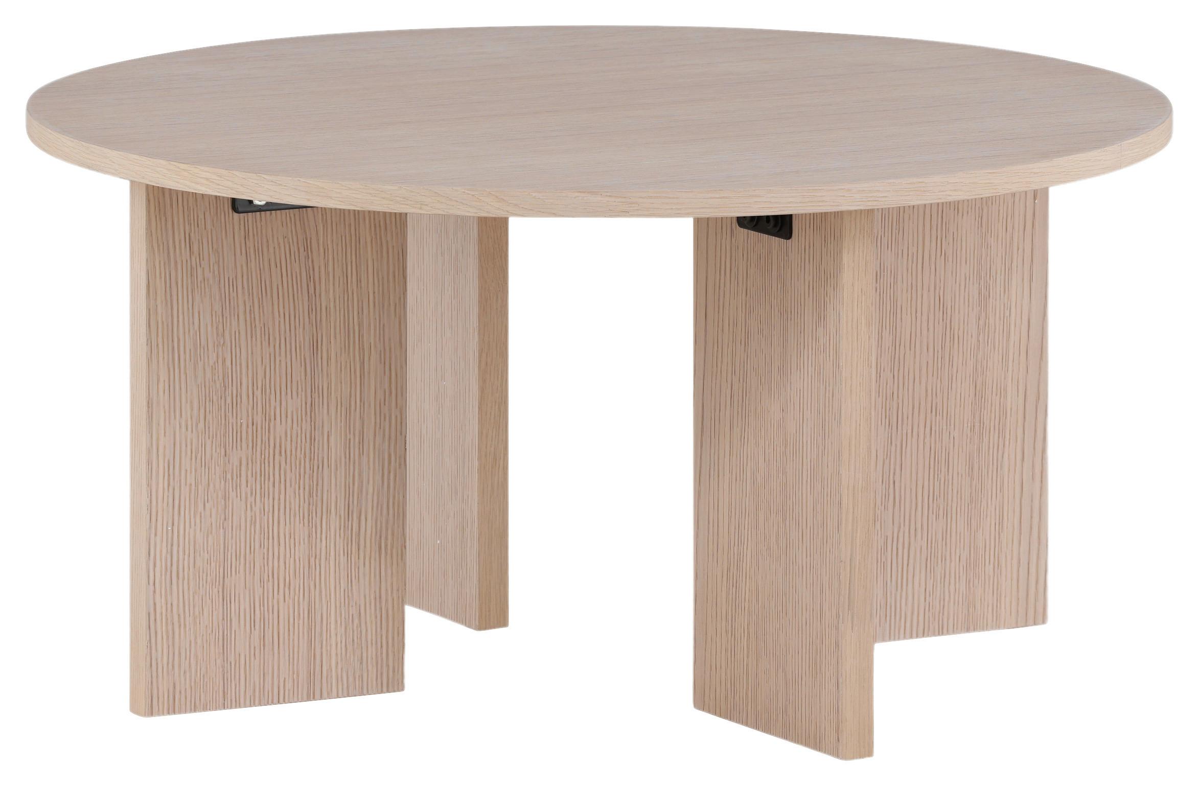 Couchtisch Askerön ca. 80x80x40 cm Weiß - Weiß, Design, Holzwerkstoff (80/80/40cm) - Livetastic