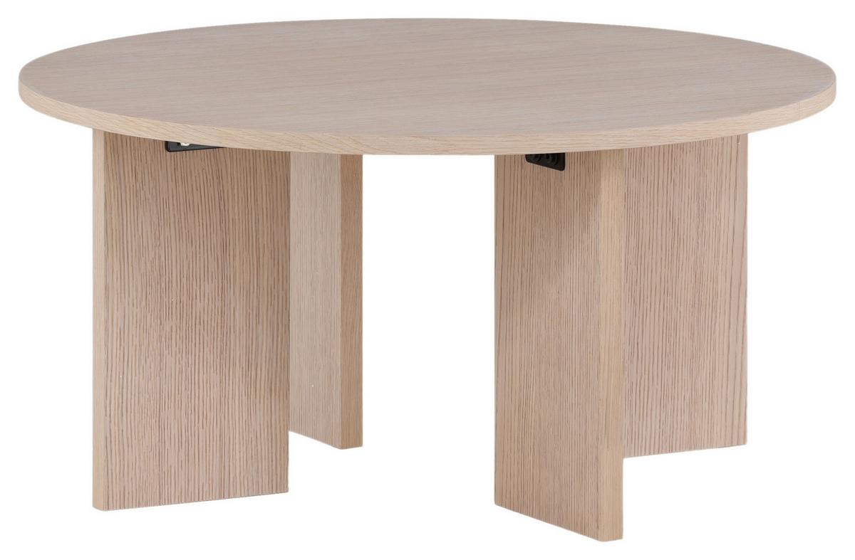 Couchtisch Askerön ca. 80x80x40 cm Weiß - Weiß, Design, Holzwerkstoff (80/80/40cm) - Livetastic