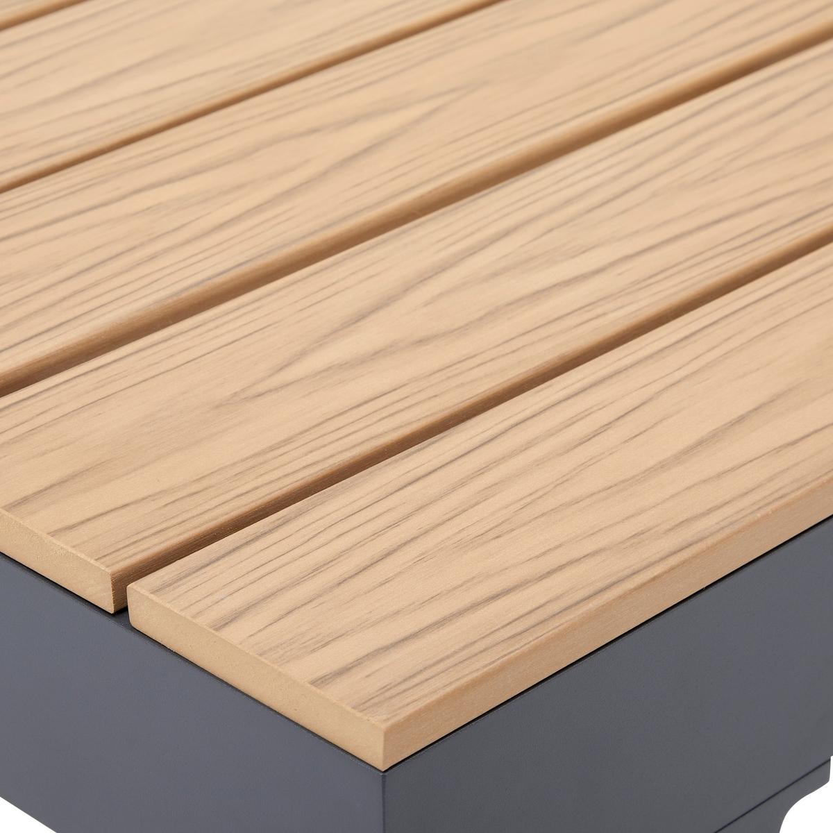 ensemble lounge 3-teilig, Olefingewebe - gris, Modern, métal/matière synthétique - Bessagi Garden