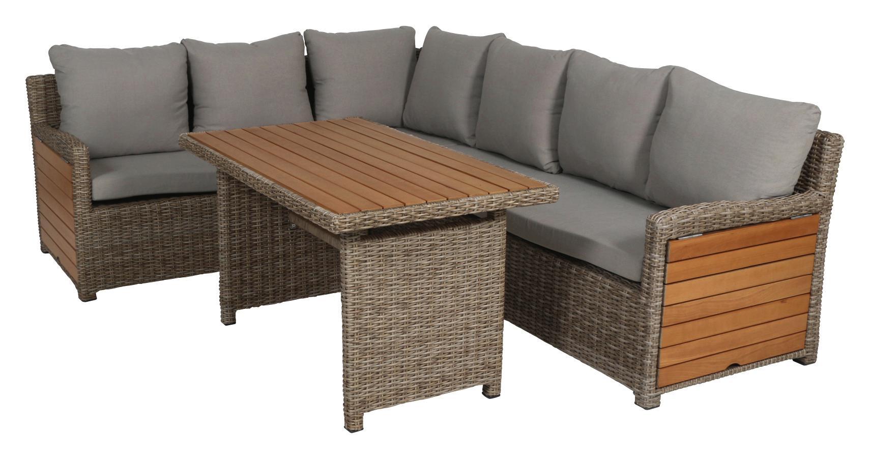 Rattan Gartenmöbel Hell