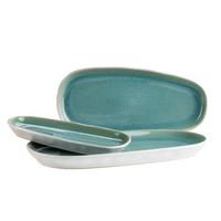Servierplatten-set 934502 Servierplatten-Set Elea - Hellgrün, Basics, Keramik - Mäser