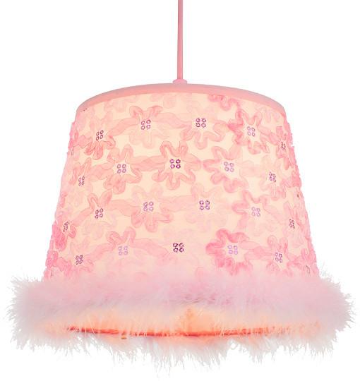 Otroška Viseča Svetilka 15720 Tarso - pink, Trendi, umetna masa (30/120cm) - Globo