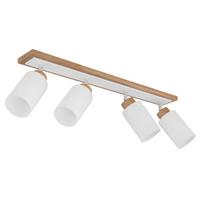 Reflektor 15977-4  Rowena - bijela/boje kroma, Design, staklo/drvo (81/10,3/22cm) - Globo