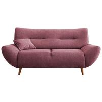 2-Sitzer-Sofa Drago Brombeere Chenille - Wildeiche/Brombeere, MODERN, Holz/Textil (173/81/90cm) - MID.YOU