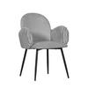 Sessel Butterfly in Grau - Schwarz/Grau, LIFESTYLE, Textil/Metall (63/83/62cm) - Premium Living