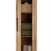 HYLLA EVEREST -EXKLUSIV- - svart/naturfärgad, Natur, metall/trä (30/130/32cm) - Mömax