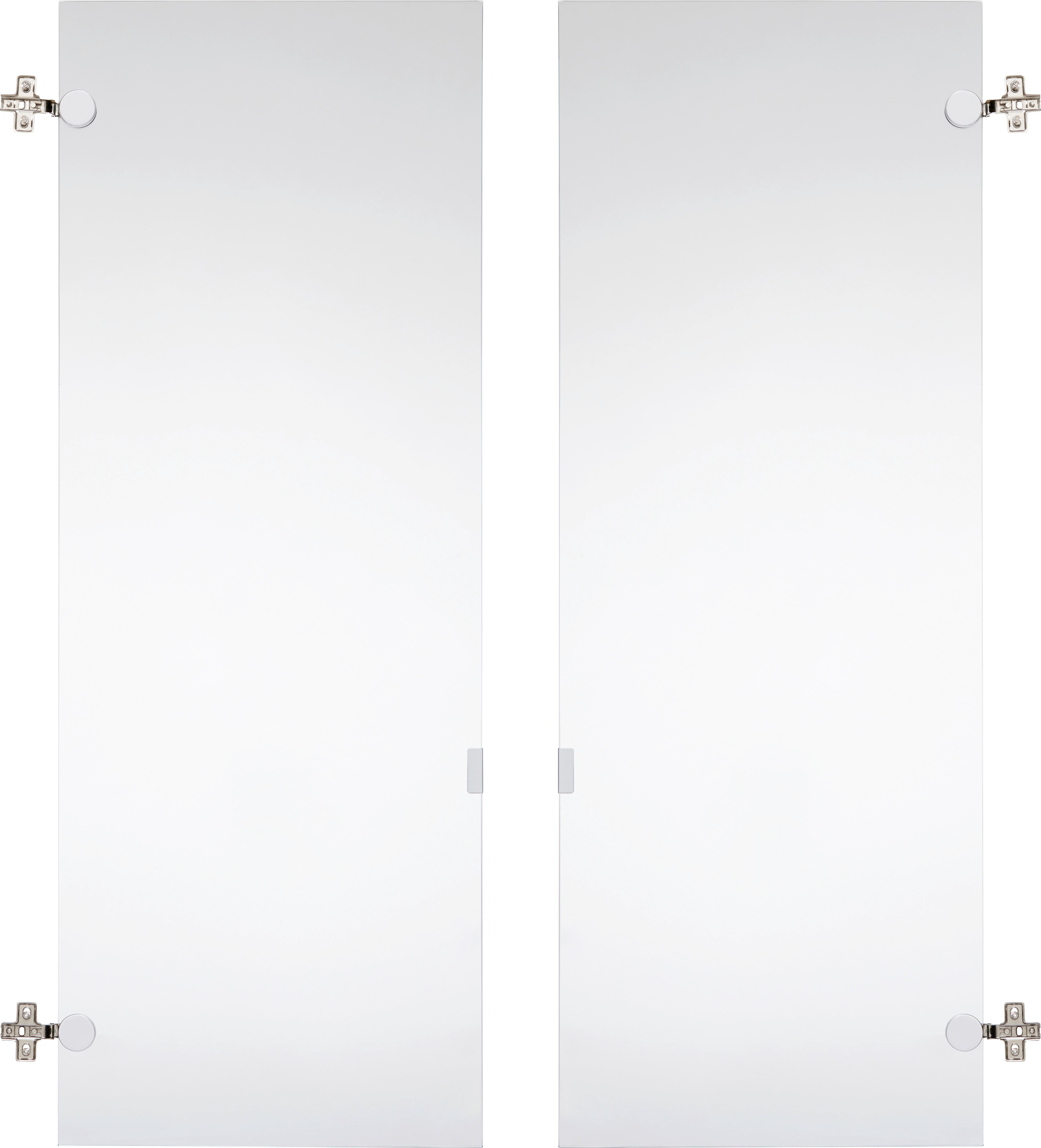 Türenset aus Glas - Klar, Modern, Glas (75,6/102,3cm) - Mömax