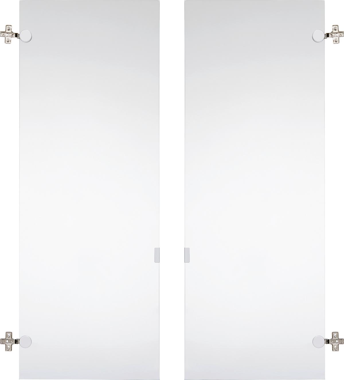 Türenset aus Glas - Klar, Modern, Glas (75,6/102,3cm) - Mömax