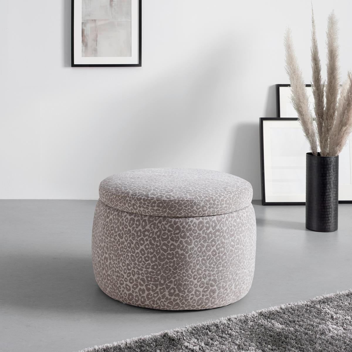 Hocker Baca Beige mit Stauraum - Beige, LIFESTYLE, Holz/Textil (60/60/41cm) - Mömax