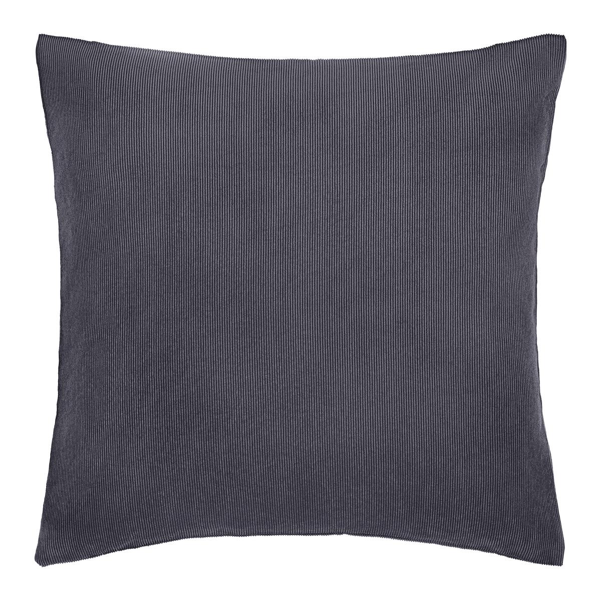 Kissenhülle Cora Dunkelgrau ca. 50x50cm - Dunkelgrau, Konventionell, Textil (50/50cm) - Mömax