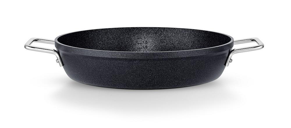PATELNIA DO SERWOWANIA 156-305-32-100/0 FISSLER - czarny, Basics, metal (32cm) - Fissler