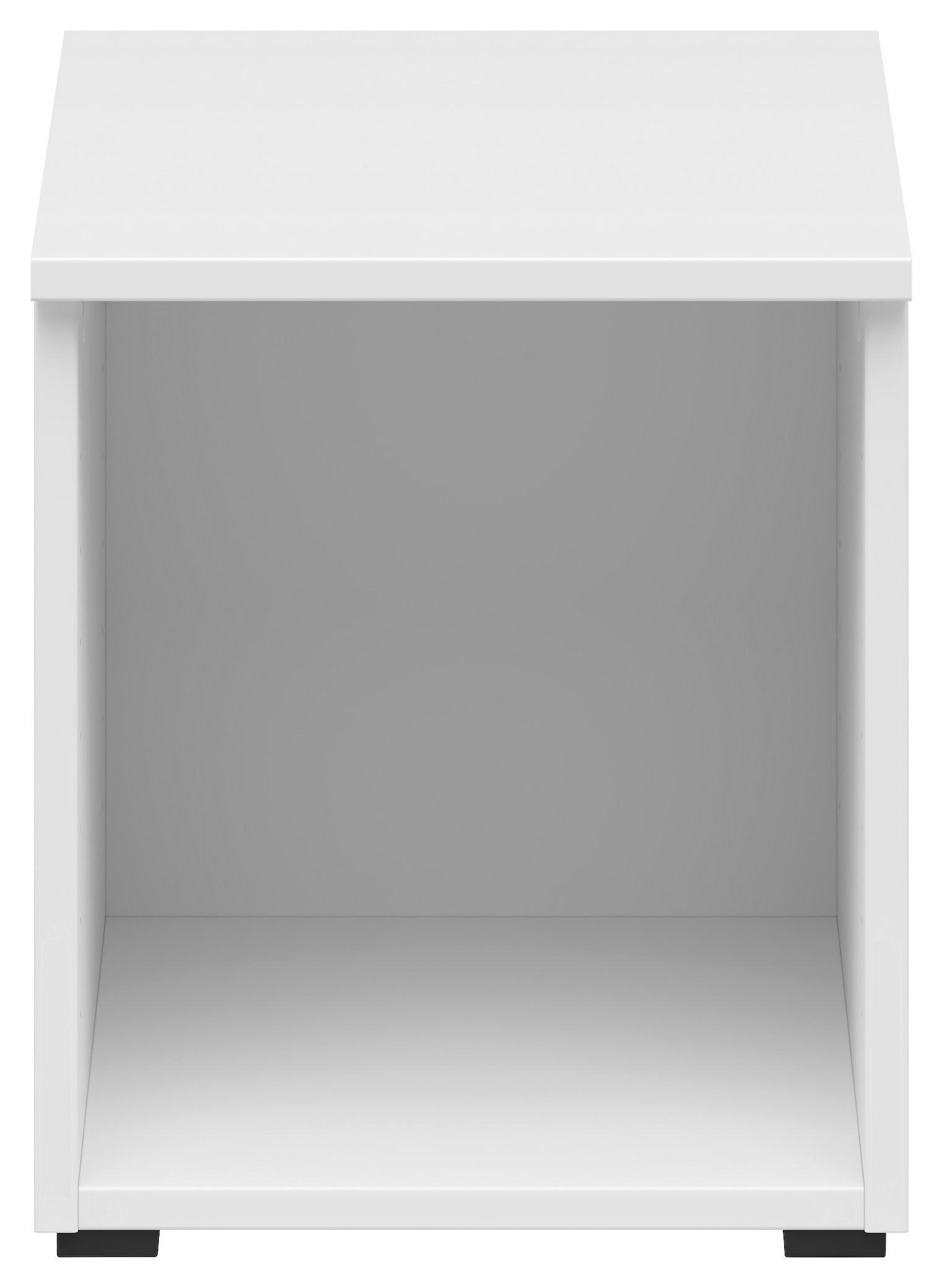 Regalaufsatz Multistauraum Weiss - Weiss, Modern, Holzwerkstoff (30/35/40cm)