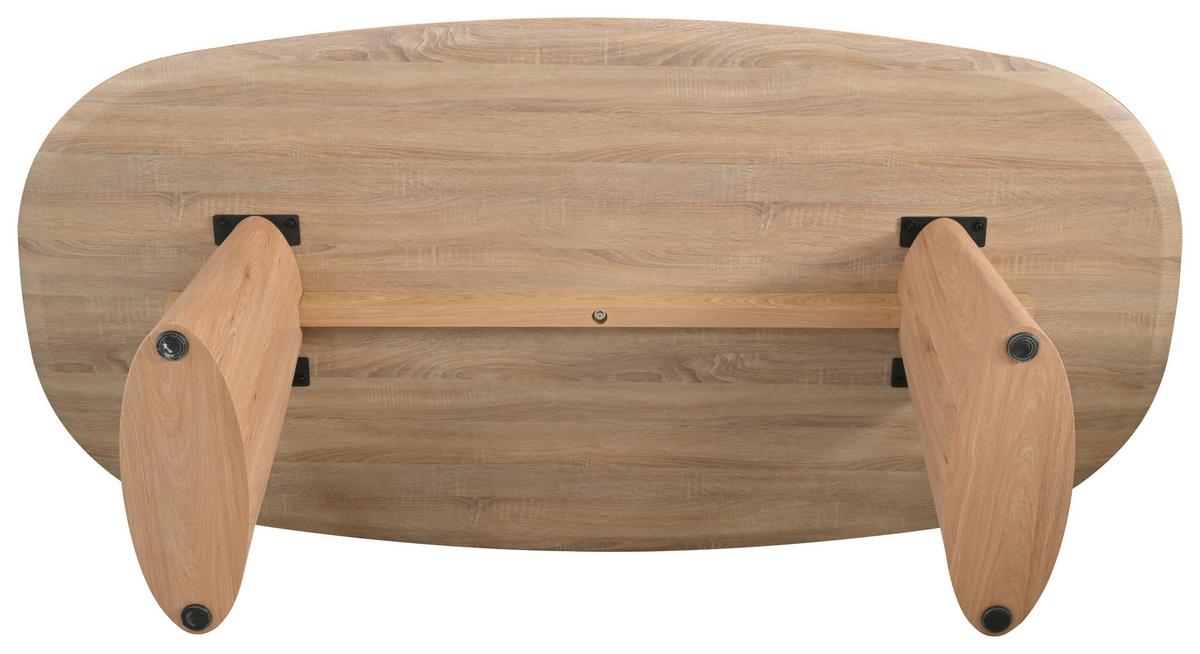 Jedilna Miza Palma, Barva Hrasta, 220x110 - naravne barve, Moderno, leseni material/les (220/110/75cm) - MID.YOU