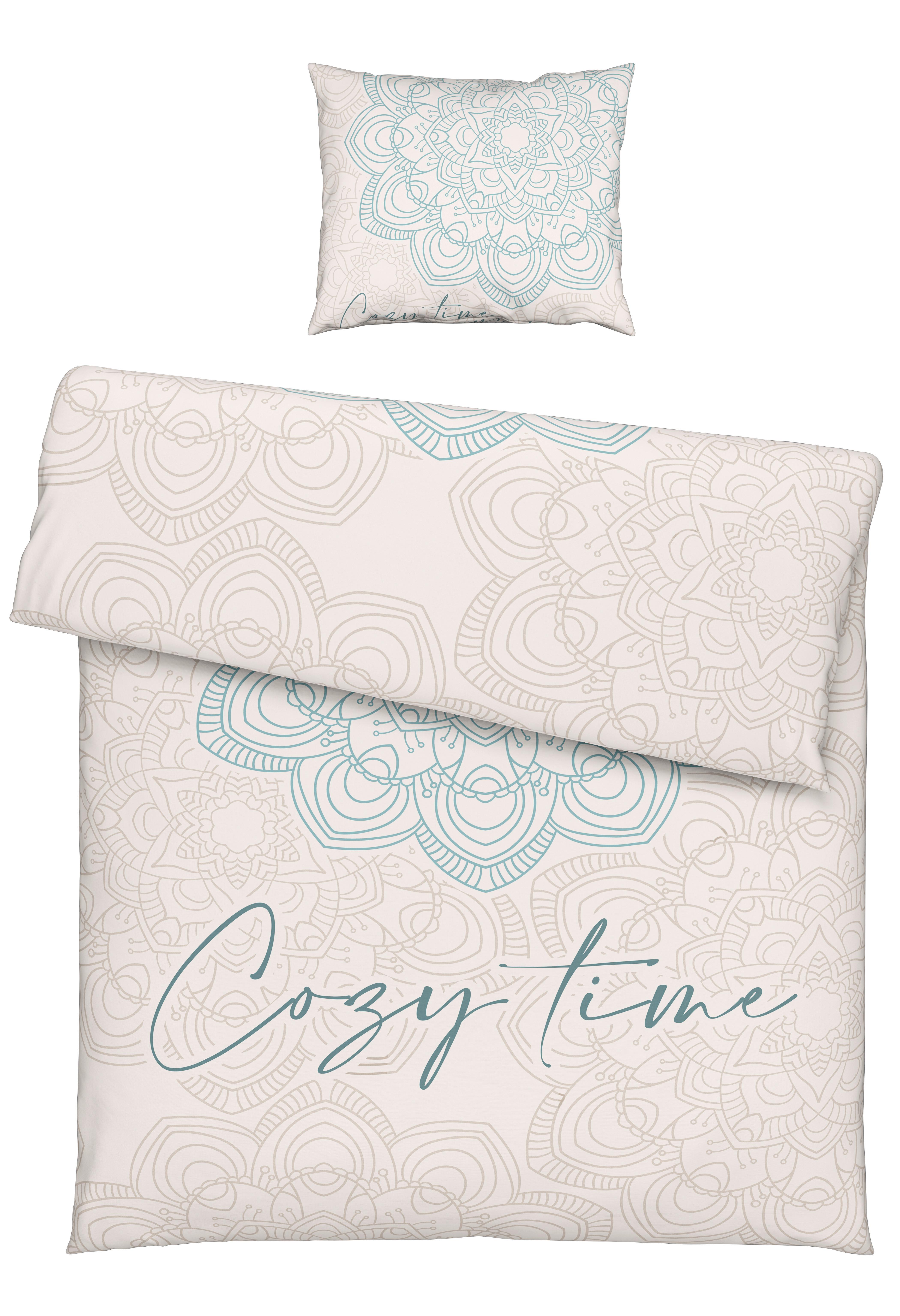 Bettwäscheset Kuschelzeit - Beige, Konventionell, Textil (160/210cm) - Modern Living