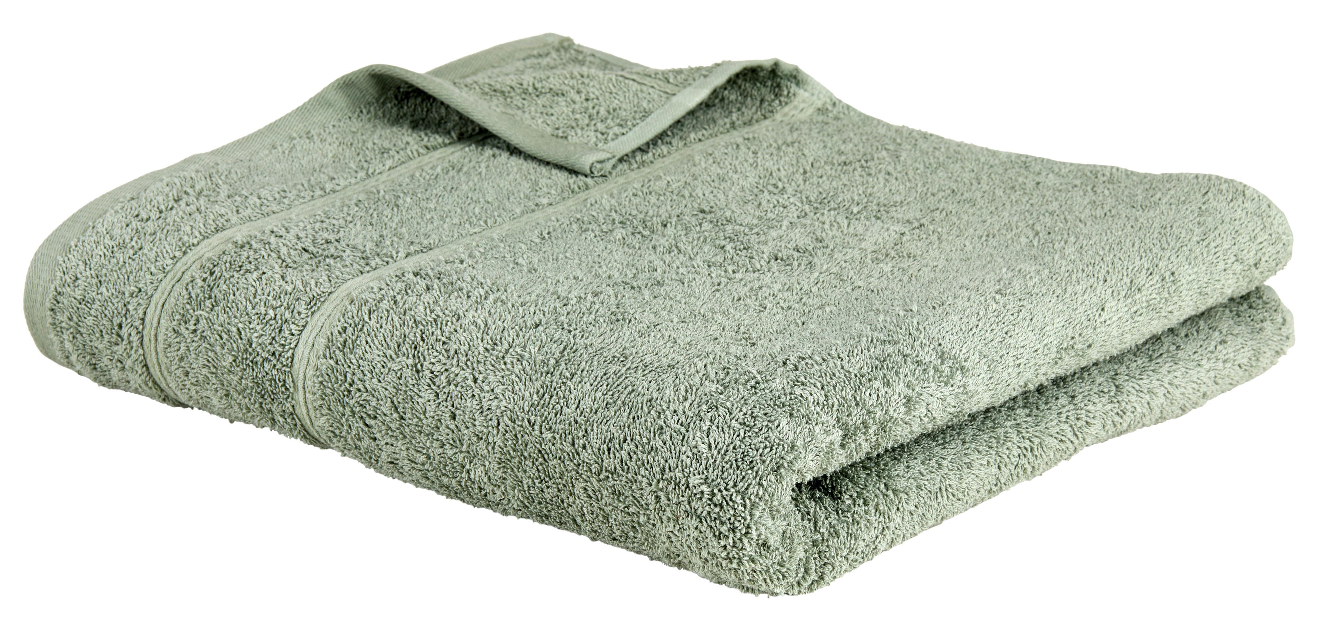 Duschtuch Melanie in Grün ca. 70x140cm - Grün, Textil (70/140cm) - Modern Living