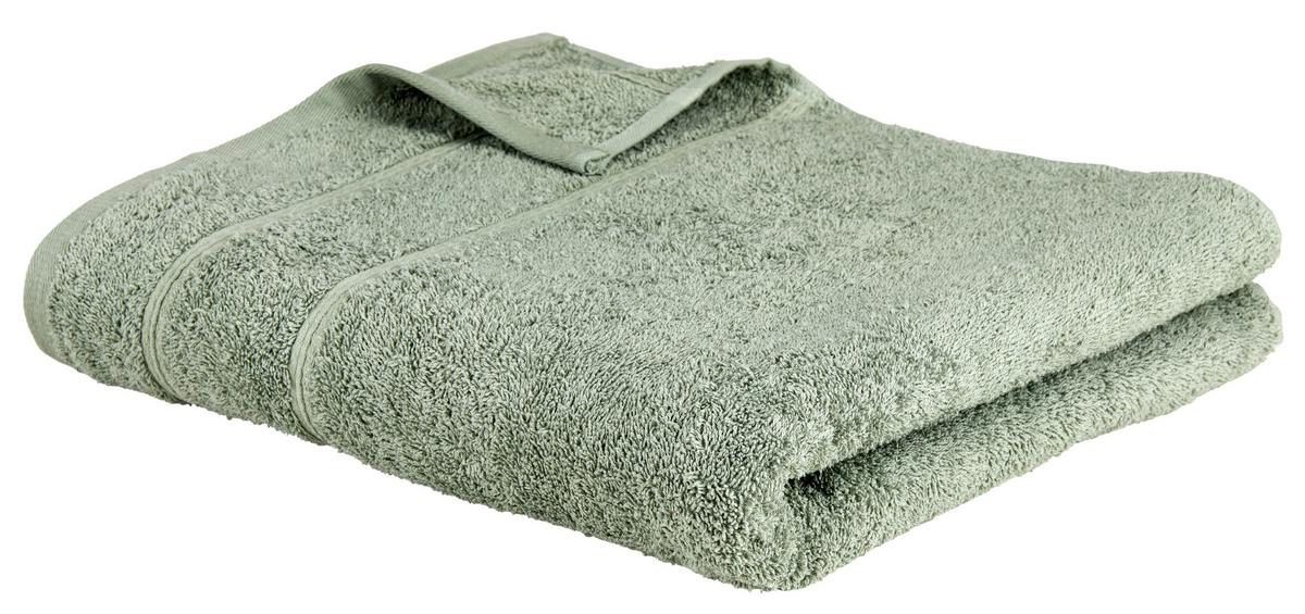 Duschtuch Melanie in Grün ca. 70x140cm - Grün, Textil (70/140cm) - Modern Living