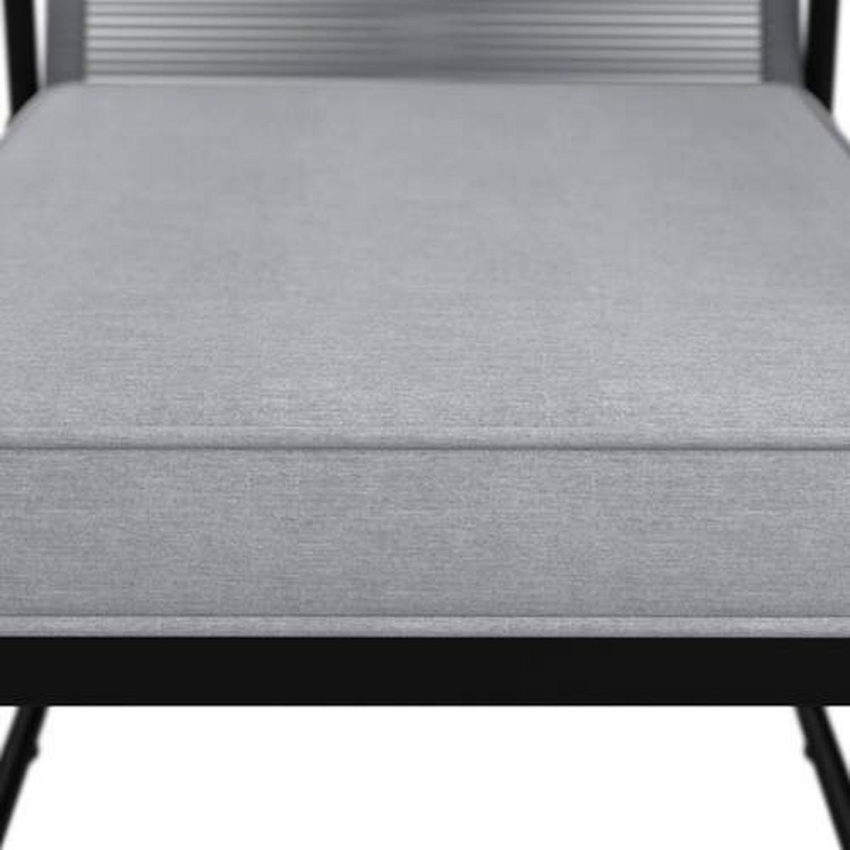 Kerti Karosszék Szett Párnával Momo 2db/szett - világosszürke/natúr színű, Modern, műanyag/textil (57/82/64cm) - Bessagi Garden