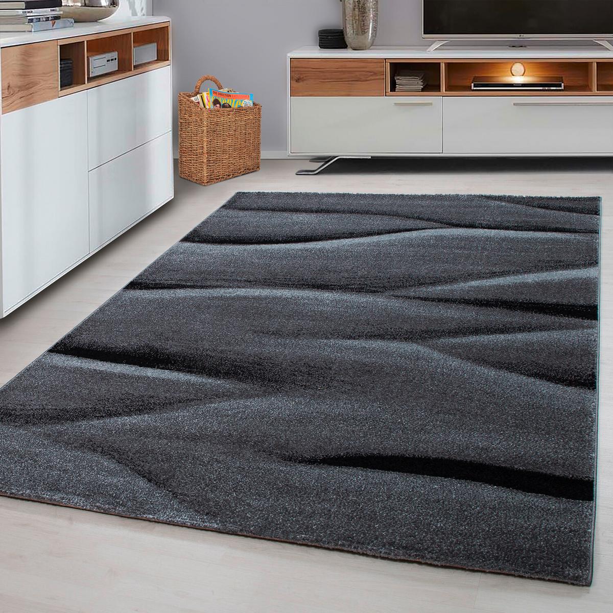 Läufer Lucca Schwarz ca. 80x250cm - Schwarz, Trend, Textil (80/250cm) - Novel