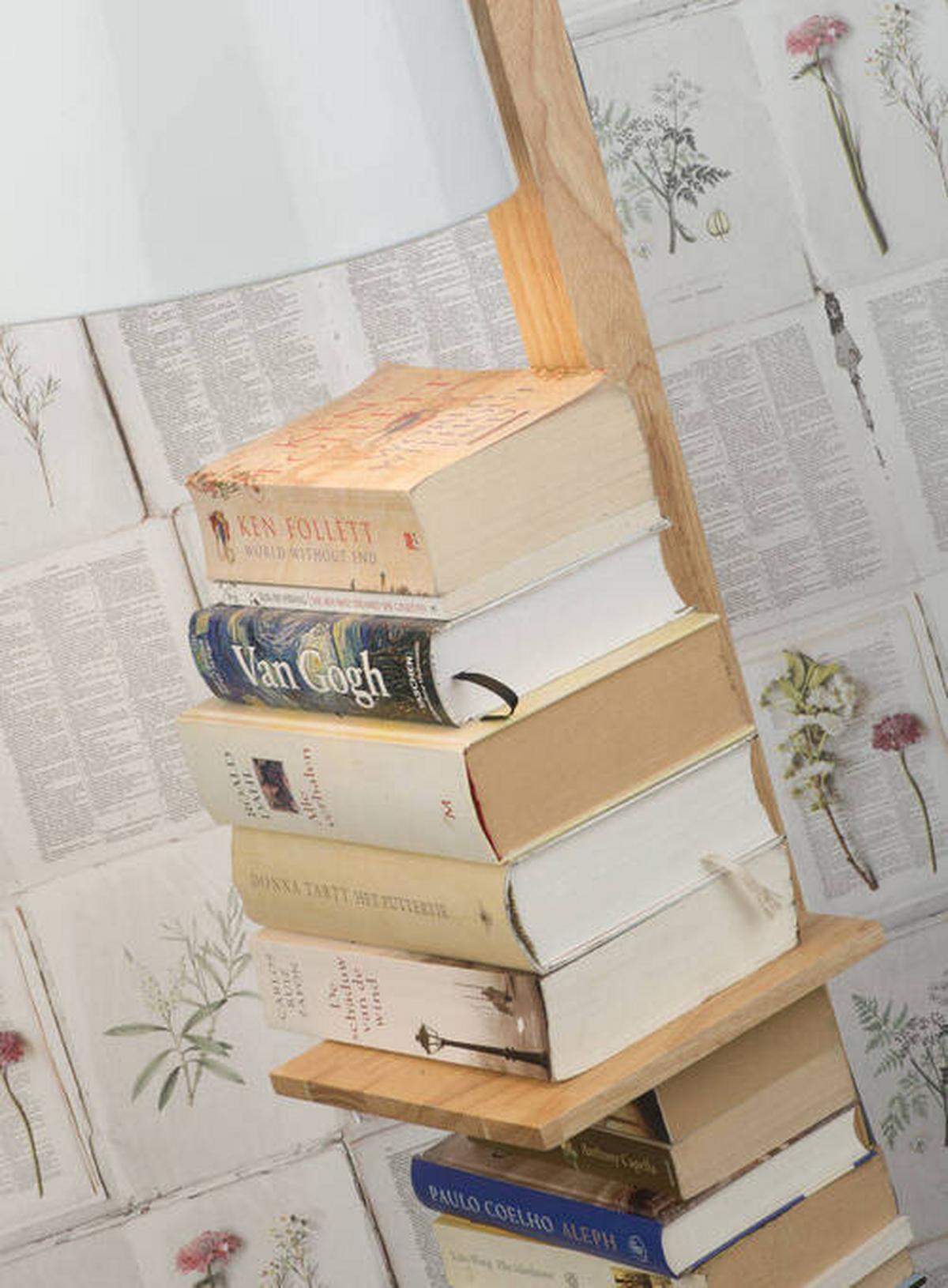 Állólámpa Cambridge/f/w - fehér, Design, fa/fém (30/168/49cm) - It's about Romi