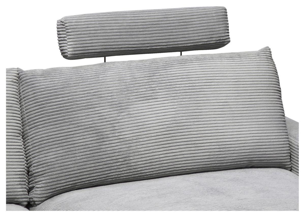 Kopfstütze Cora Grau - Grau, MODERN, Karton/Kunststoff (63/57/40cm) - Mömax