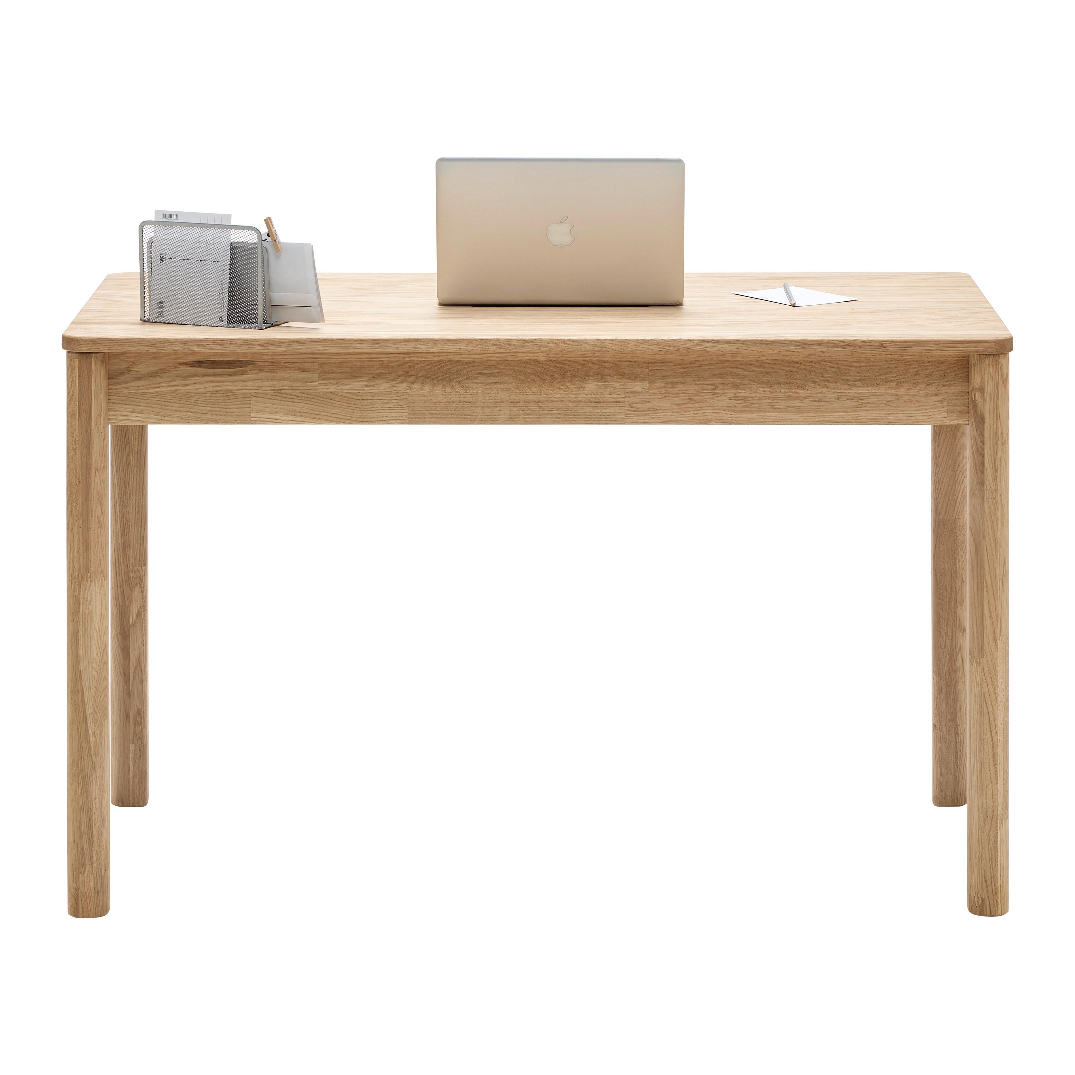 SKRIVBORD LUND - ekfärgad, Modern, trä (120/60/76cm) - Mömax