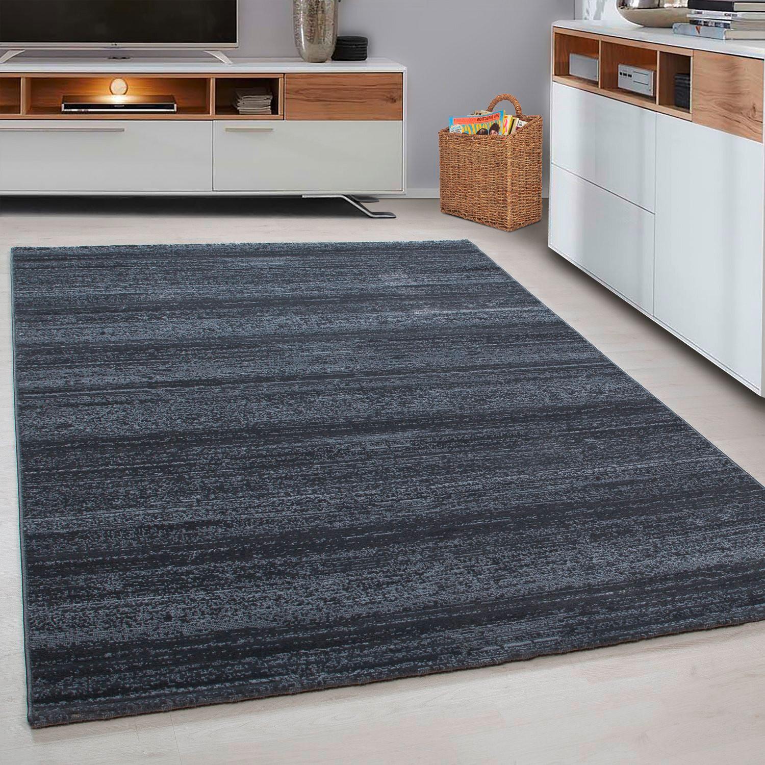 Webteppich Plus Grau ca. 80x300cm - Grau, Design, Textil (80/300cm)